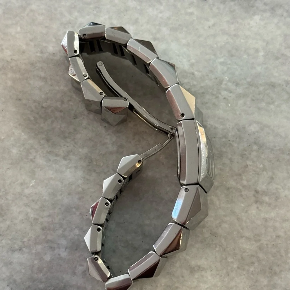 Karl Lagerfeld Silver Geometric Women's Watch - Picture 2 of 2